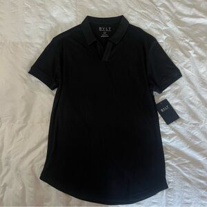 Black Polo Shirt by BYLT